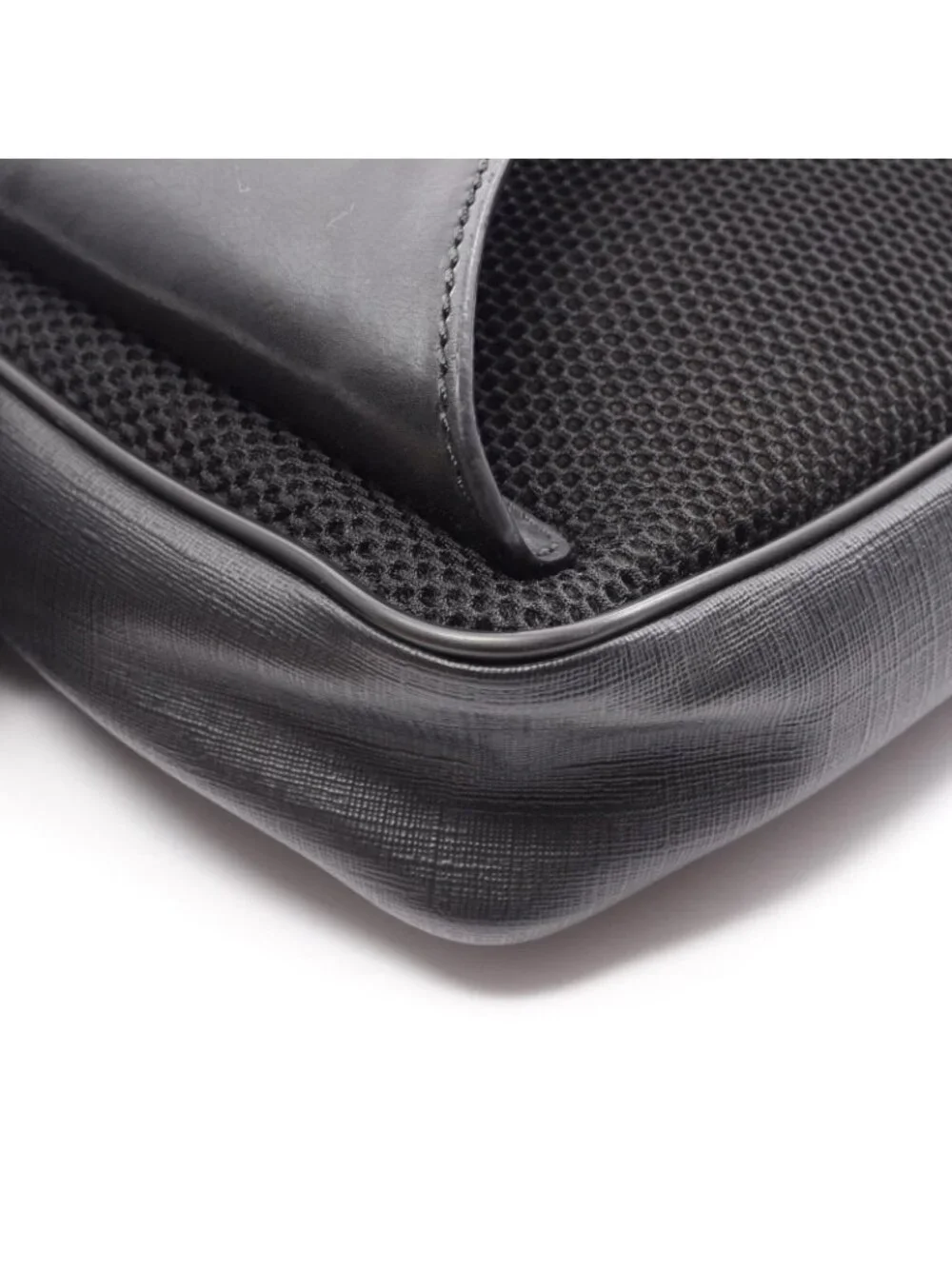 Gucci Waist Bag Soft GG Supreme Sherry Line Black Canvas Leather